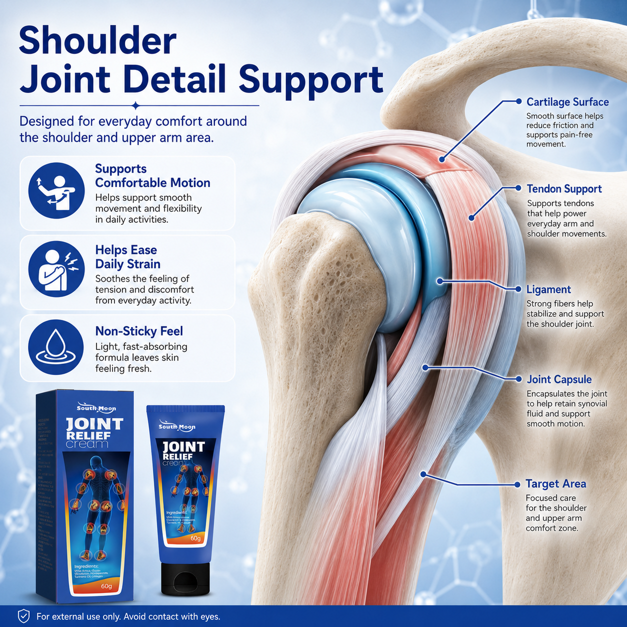 Joint Relief Cream – Fast-Absorbing Comfort for Neck, Shoulders & Joints - CYH