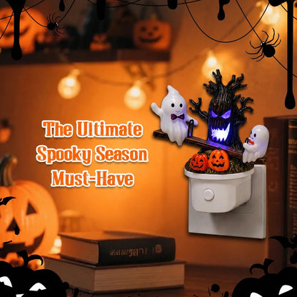 🔥HOT SALE 49% OFF🎃👻Animated Seesaw Ghost Plug In LED Night Light - TH
