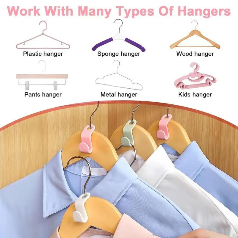 ✨Day Sale 50% OFF✨Space Saving Hangers Connector Hooks-CYH