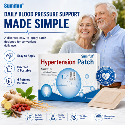 Hypertension Support Patch - Daily Blood Pressure Support with Botanical Ingredients - CYH