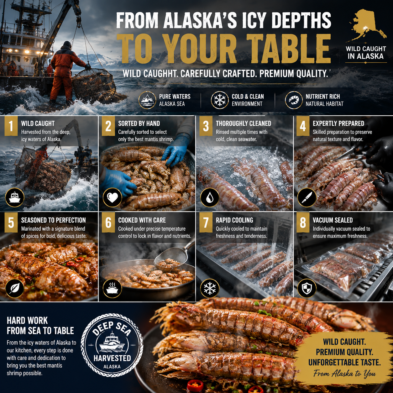 Mantis shrimp nutrition highlights