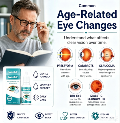 Clearer VisionStarts Here -Relieve Blurry Eyes with Soothing, Nourishing Drops-Huihui