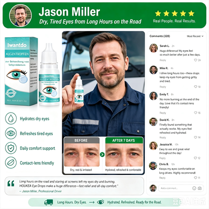 Clearer VisionStarts Here -Relieve Blurry Eyes with Soothing, Nourishing Drops-Huihui