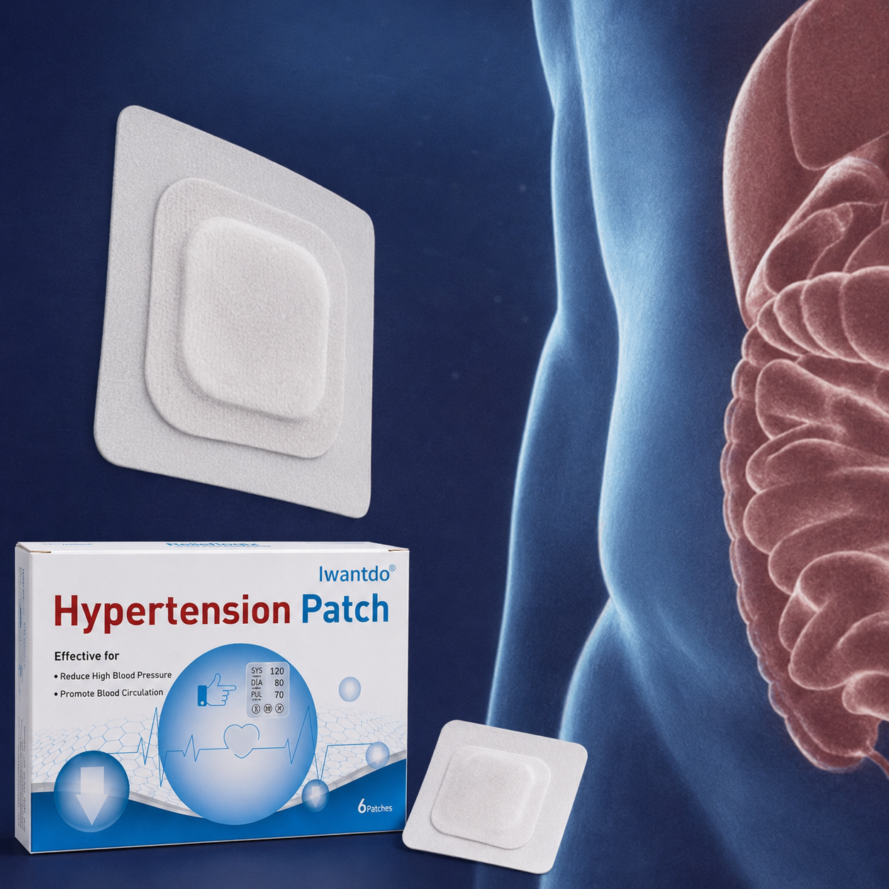 Special 50% Offer On Now-Iwantdo™ Blood Pressure Patch-Clinically-Inspired Herbal Formula Seniors Trust-Huihui