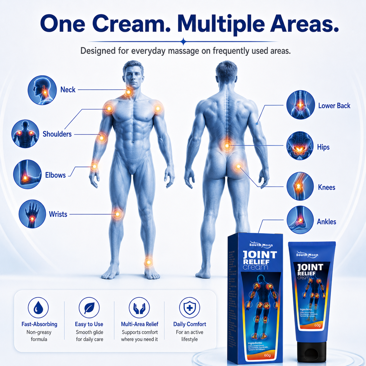 Joint Relief Cream – Fast-Absorbing Comfort for Neck, Shoulders & Joints - CYH