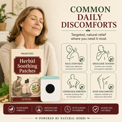 Herbal Soothing Patches（Set of 30）-Huihui