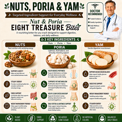 Nut & Poria Eight Treasure Bites-Huihui