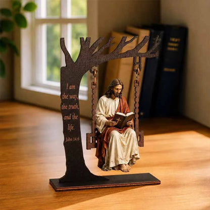 🔥Last Day 60% OFF - ✝️📚Christian Jesus Swing Ornament-ZZZ