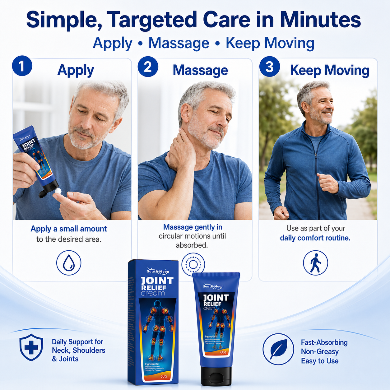 Joint Relief Cream – Fast-Absorbing Comfort for Neck, Shoulders & Joints - CYH