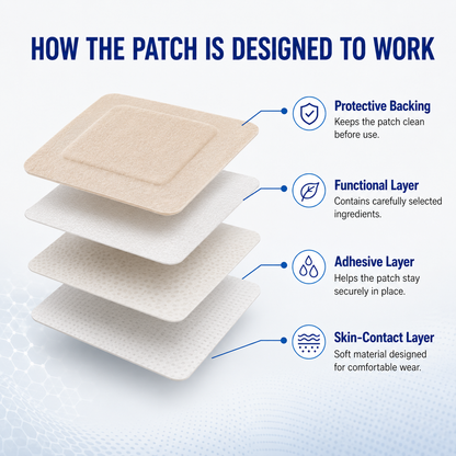 Hypertension Support Patch - Daily Blood Pressure Support with Botanical Ingredients - CYH