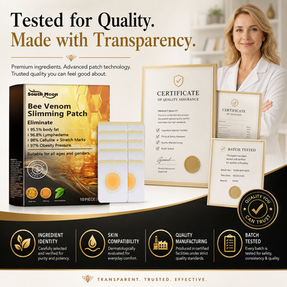 Bee Venom Body Contouring Patches – Targeted Waist & Abdomen Care, 10 Pieces - CYH