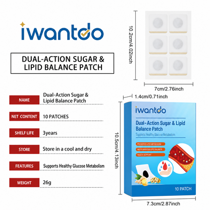 Blood Sugar Control Herbal Diabetic Patches BUY 1 GET 1 FREE-zzz