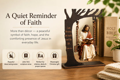 🔥Last Day 60% OFF - ✝️📚Christian Jesus Swing Ornament-ZZZ