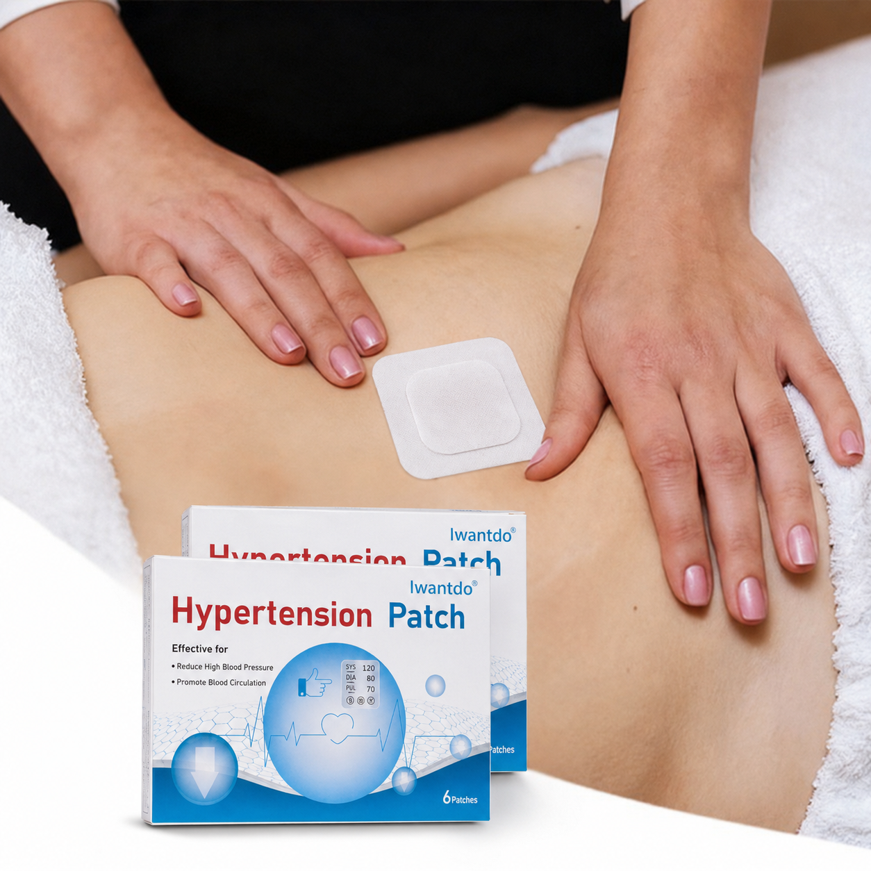 Special 50% Offer On Now-Iwantdo™ Blood Pressure Patch-Clinically-Inspired Herbal Formula Seniors Trust-Huihui