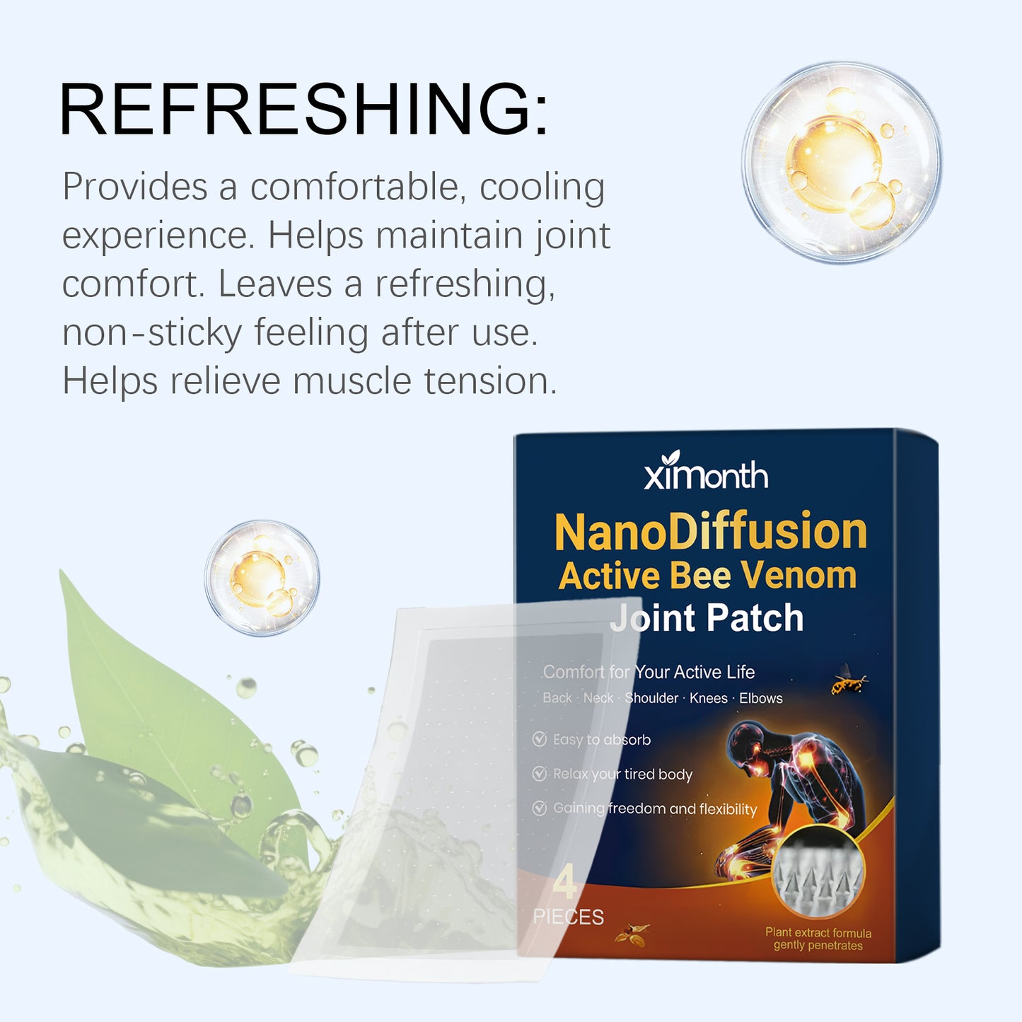Iwantdo™ NanoDiffusion Active Bee Venom Joint Patch-Huihui
