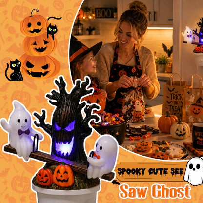 🔥HOT SALE 49% OFF🎃👻Animated Seesaw Ghost Plug In LED Night Light - TH