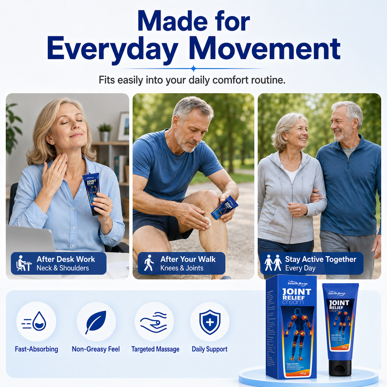 Joint Relief Cream – Fast-Absorbing Comfort for Neck, Shoulders & Joints - CYH