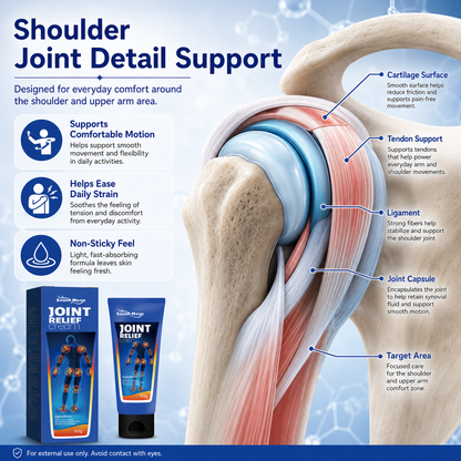 Joint Relief Cream – Fast-Absorbing Comfort for Neck, Shoulders & Joints - CYH