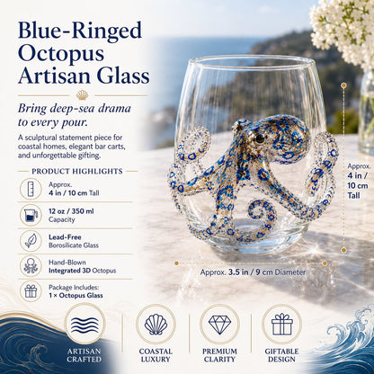 🔥 Last Day 49% OFF – 🌊 3D Ocean Animal Artisan Glassware Collection
