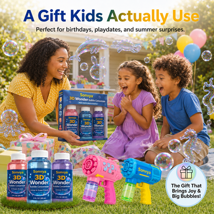 Perfect Gift for Kids | Super 3D Wonder Bubble Concentrate —— Animal & Ocean Fantasy Theme - CYH