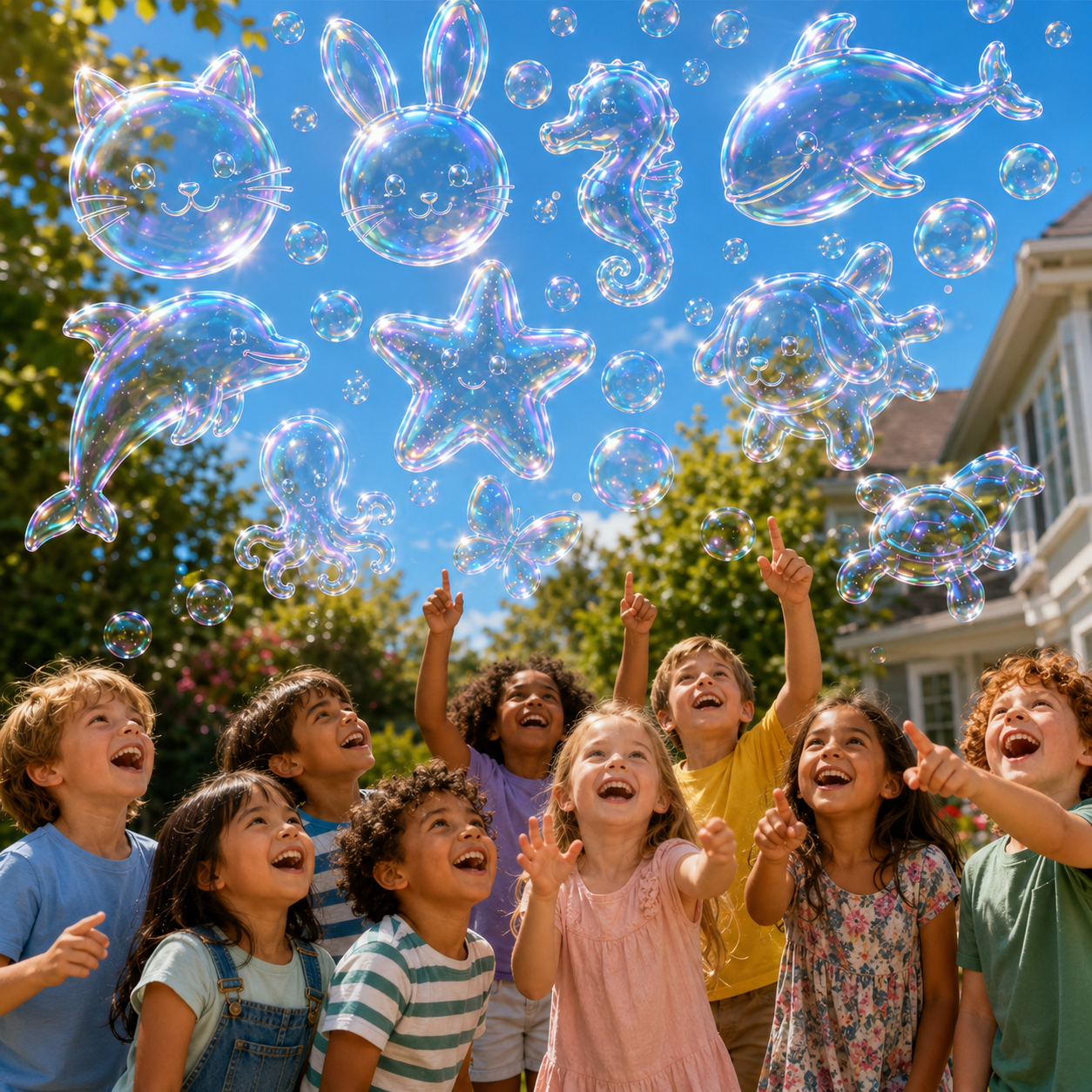Perfect Gift for Kids | Super 3D Wonder Bubble Concentrate —— Animal & Ocean Fantasy Theme - CYH
