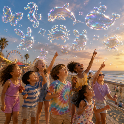 Perfect Gift for Kids | Super 3D Wonder Bubble Concentrate —— Animal & Ocean Fantasy Theme - CYH