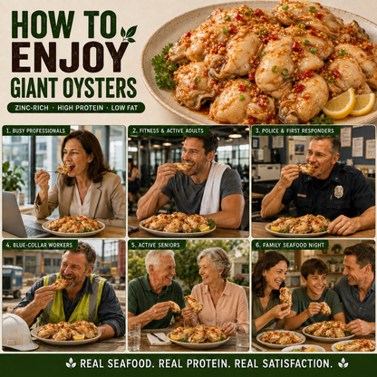 Iwantdo® Giant Oysters – High-Protein Premium Seafood-ZZZ