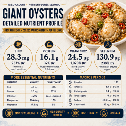 Iwantdo® Giant Oysters – High-Protein Premium Seafood-ZZZ