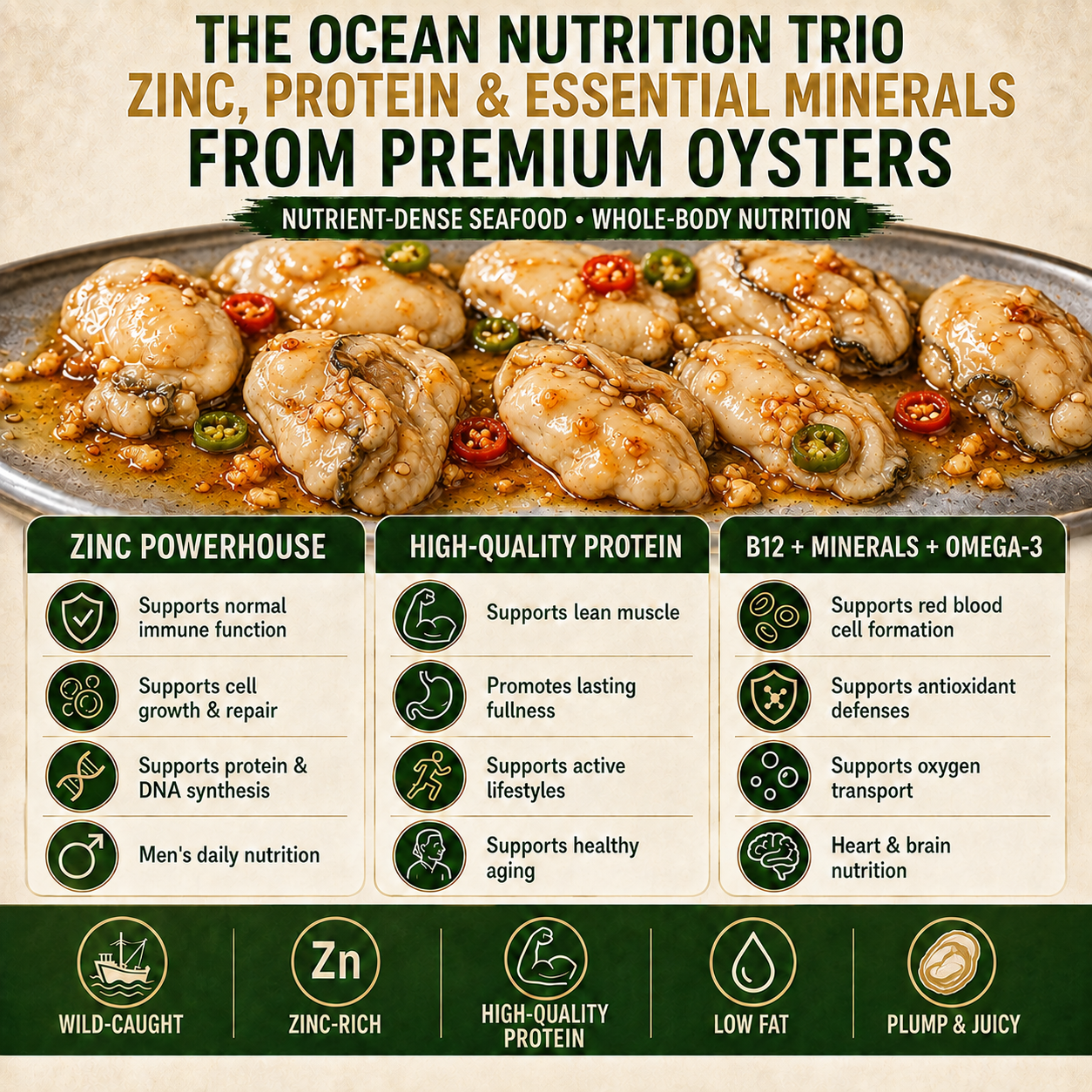 Iwantdo® Giant Oysters – High-Protein Premium Seafood-ZZZ