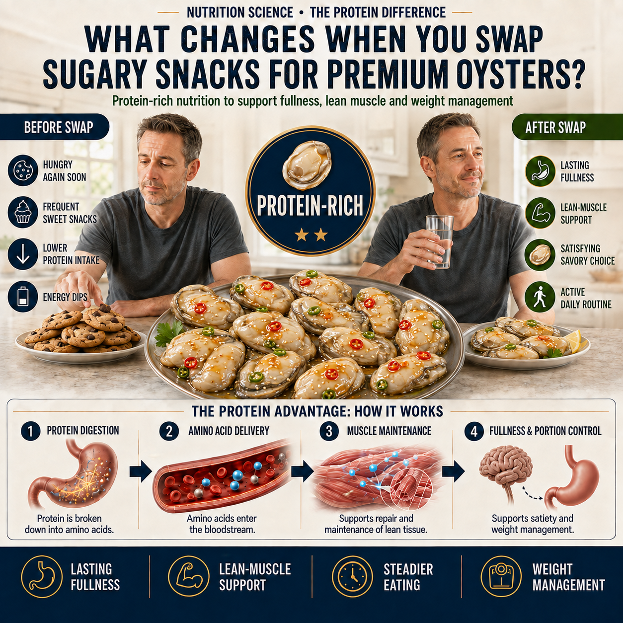 Iwantdo® Giant Oysters – High-Protein Premium Seafood-ZZZ
