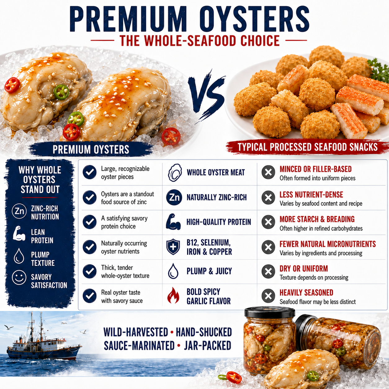 Iwantdo® Giant Oysters – High-Protein Premium Seafood-ZZZ