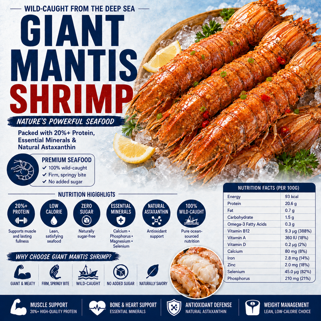 Giant Mantis Shrimp – High-Protein Premium Seafood-ZZZ