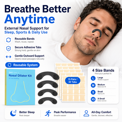 Nasal Strips for Sleep & Sports | Breathe Better Anytime - CYH
