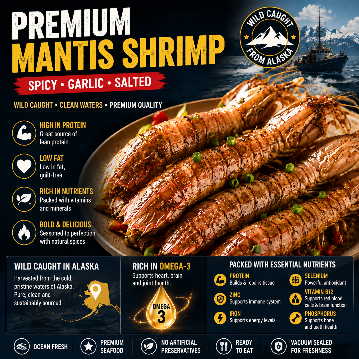 Giant Mantis Shrimp – High-Protein Premium Seafood-ZZZ