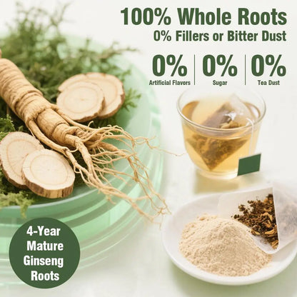 Ginseng Oolong Tea – Sugar-Free Herbal Drink Mix with 20 Pods-ZZZ