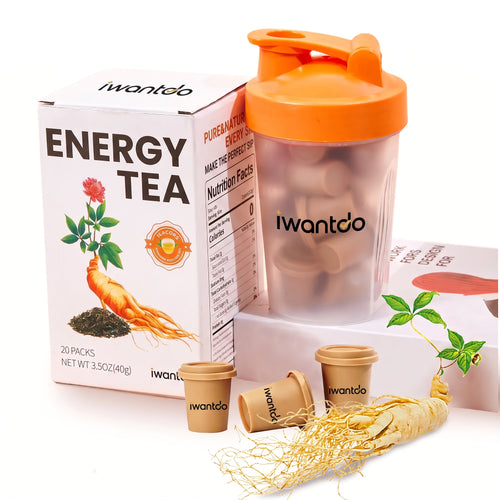 Ginseng Oolong Tea – Sugar-Free Herbal Drink Mix with 20 Pods-ZZZ