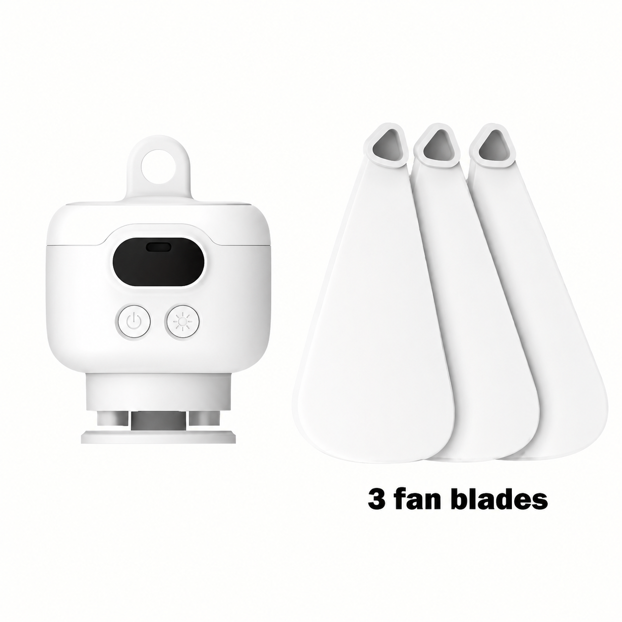 Portable Camping Fan Light – Rechargeable and hangable, suitable for outdoor use - TH
