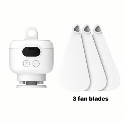 Portable Camping Fan Light – Rechargeable and hangable, suitable for outdoor use - TH