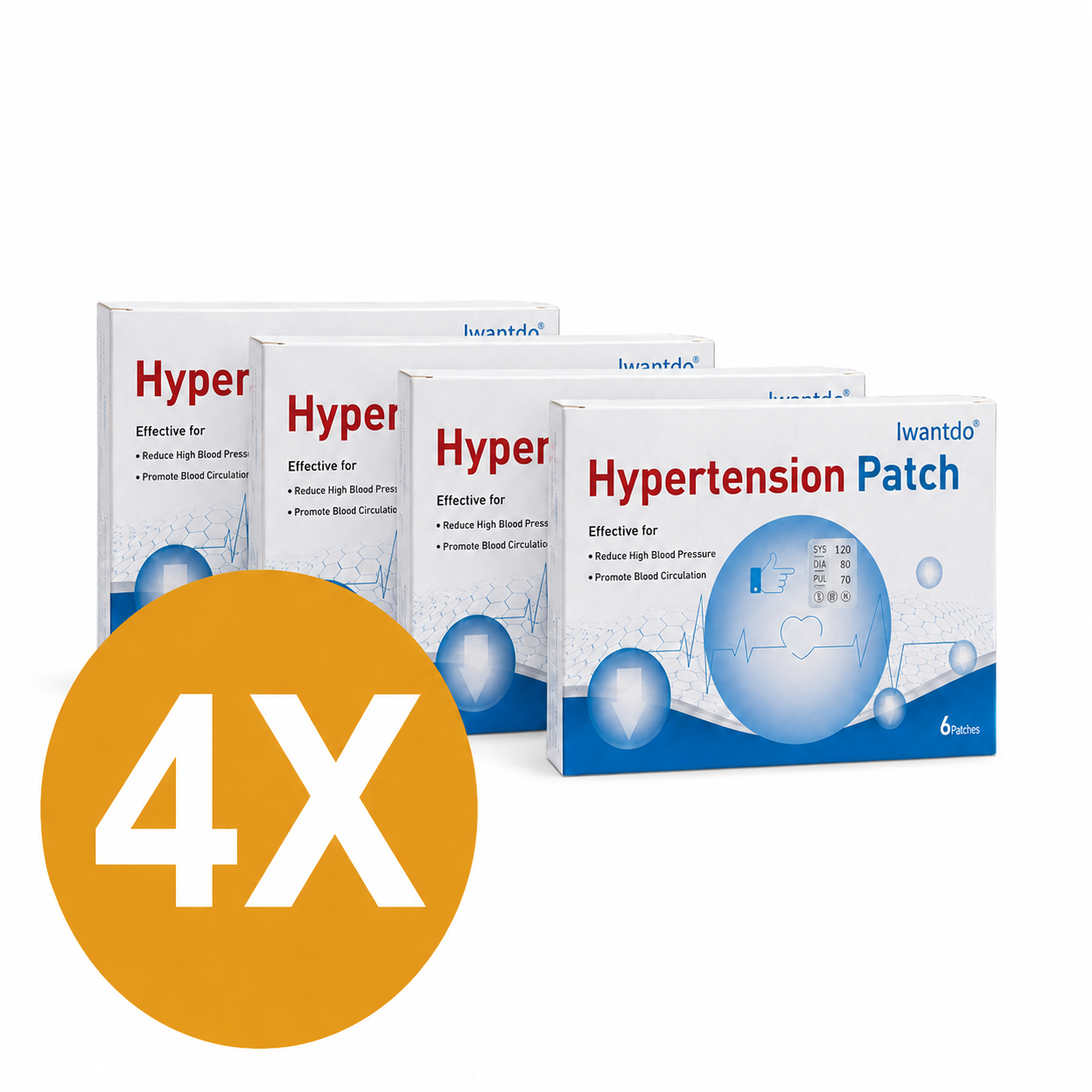 Special 50% Offer On Now-Iwantdo™ Blood Pressure Patch-Clinically-Inspired Herbal Formula Seniors Trust-Huihui