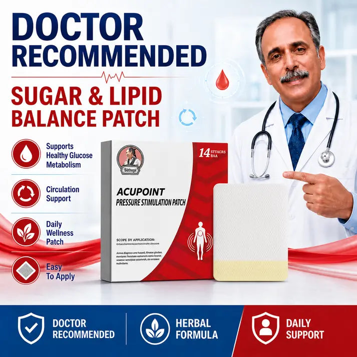 Acupoint Pressure Stimulation Patch Daily Support for Glucose Balance, Circulation & Metabolic Wellness-ZZZ