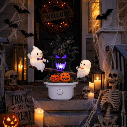 🔥HOT SALE 49% OFF🎃👻Animated Seesaw Ghost Plug In LED Night Light - TH