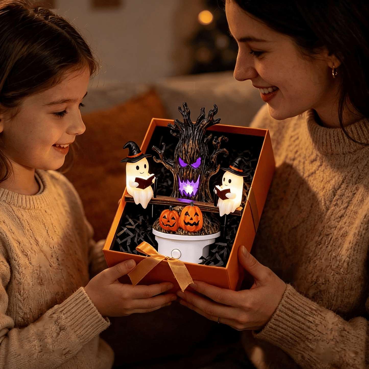 🔥HOT SALE 49% OFF🎃👻Animated Seesaw Ghost Plug In LED Night Light - TH