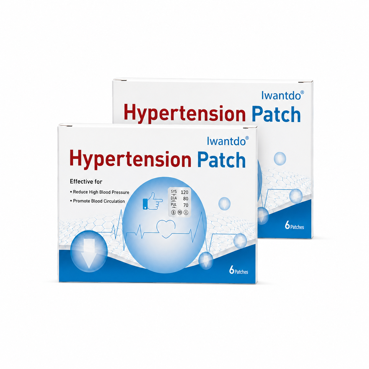Special 50% Offer On Now-Iwantdo™ Blood Pressure Patch-Clinically-Inspired Herbal Formula Seniors Trust-Huihui
