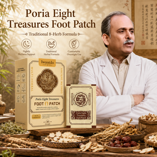 🐉Poria Eight Treasures Foot Patch (Set of 30)-Dongg