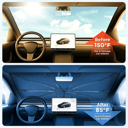 ☀️ Car Windshield Sun Shade Umbrella - TH