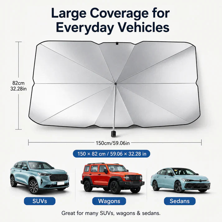 ☀️ Car Windshield Sun Shade Umbrella - TH