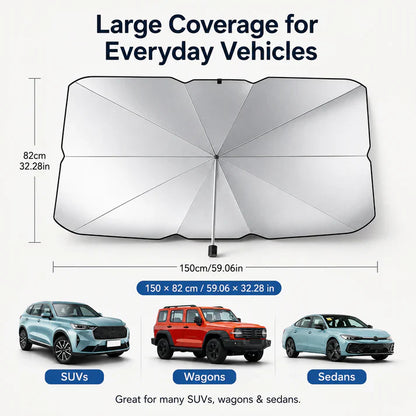 ☀️ Car Windshield Sun Shade Umbrella - TH