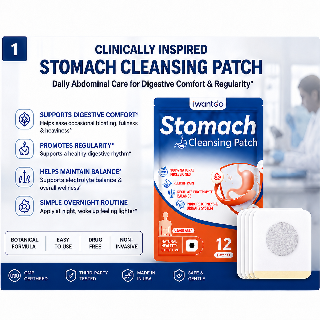 Stomach Cleansing Patch product overview and digestive wellness benefits
